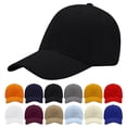 thumbnail image 1 of Miorin Under $5 Solid Cotton Baseball Cap Unisex, Soft Washed Plain Dad Hat, Adjustable UV Protection Daily Casual Sun Hat, 12 Color Options, 1 of 3