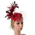 thumbnail image 1 of Miorin Under $5 Tea Party Hats for Women, Fascinators Hats, Fascinators Headband Veil Headband for Wedding Cocktail Dresses Accessories Multicolor, 1 of 4