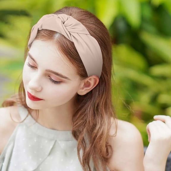 Miorin Under $5 Women's Fashion Headbands, Fashion Non Slip Elastic Headband, Cute Accessories for Women, Brown Heardband