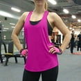 thumbnail image 1 of Miorin Women Workout Sleeveless Tops, Racerback Side Split Athletic Tank Tops, Quick Dry Breathable Workout Shirts, Loose Fit Gym Yoga Running Cami for Sports Training Loungewear, Multicolor M, 1 of 8
