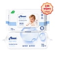 thumbnail image 1 of Mioszzi Baby Wipes, Hypoallergenic & Gentle for Sensitive Skin，2 Packs, 144 Total Count, 1 of 6