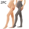 thumbnail image 1 of Miqool 2-Pack Women's Maternity Pantyhose Pregnancy Fleece Lined Thermal Tights Over The Belly Stretchy High Waisted Legging, 1 of 3