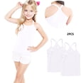 thumbnail image 1 of Miqool 2 Pieces Girls Dance Tank Tops Kids Y-Back Sleeveless Basic Tops Camisole Undershirts for Yoga Sports Ballet Gymnastics Dancewear, 1 of 6