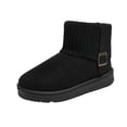 thumbnail image 1 of Miqool Ankle Platform Boots for Women Winter Lightweight Ankle Short Snow Boot Thick Sole Faux Fur Lined Warm Winter Comfortable Shoes, 1 of 9