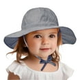 thumbnail image 1 of Miqool Baby Boys Girls Sun Hat UPF 50+ Sun Protection Outdoor Adjustable Summer Beach Hat Infant Wide Brim Bucket Hats 3M-4T, 1 of 4