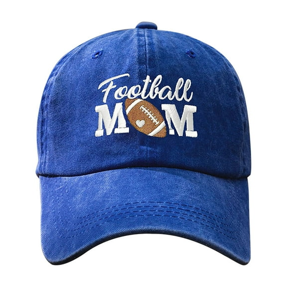 Miqool Baseball Mom Ponytail Baseball Cap Vintage Embroidered Washed Distressed Twill Plain Hat for Women Men Gifts for Mothers Day Birthday