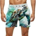 thumbnail image 1 of Miqool Big and Tall Mens Swim Trunks Quick Dry Board Shorts Hawaiian Swim Shorts Bathing Suit Beach Swimwear with Pockets, 1 of 6