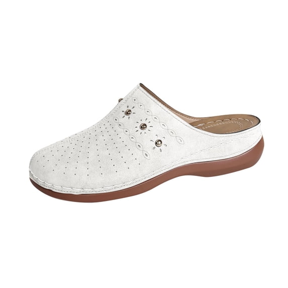 Miqool Clogs for Women Mules Slip-On Closed Toe Clog Comfortable Summer Casual Womens Mule