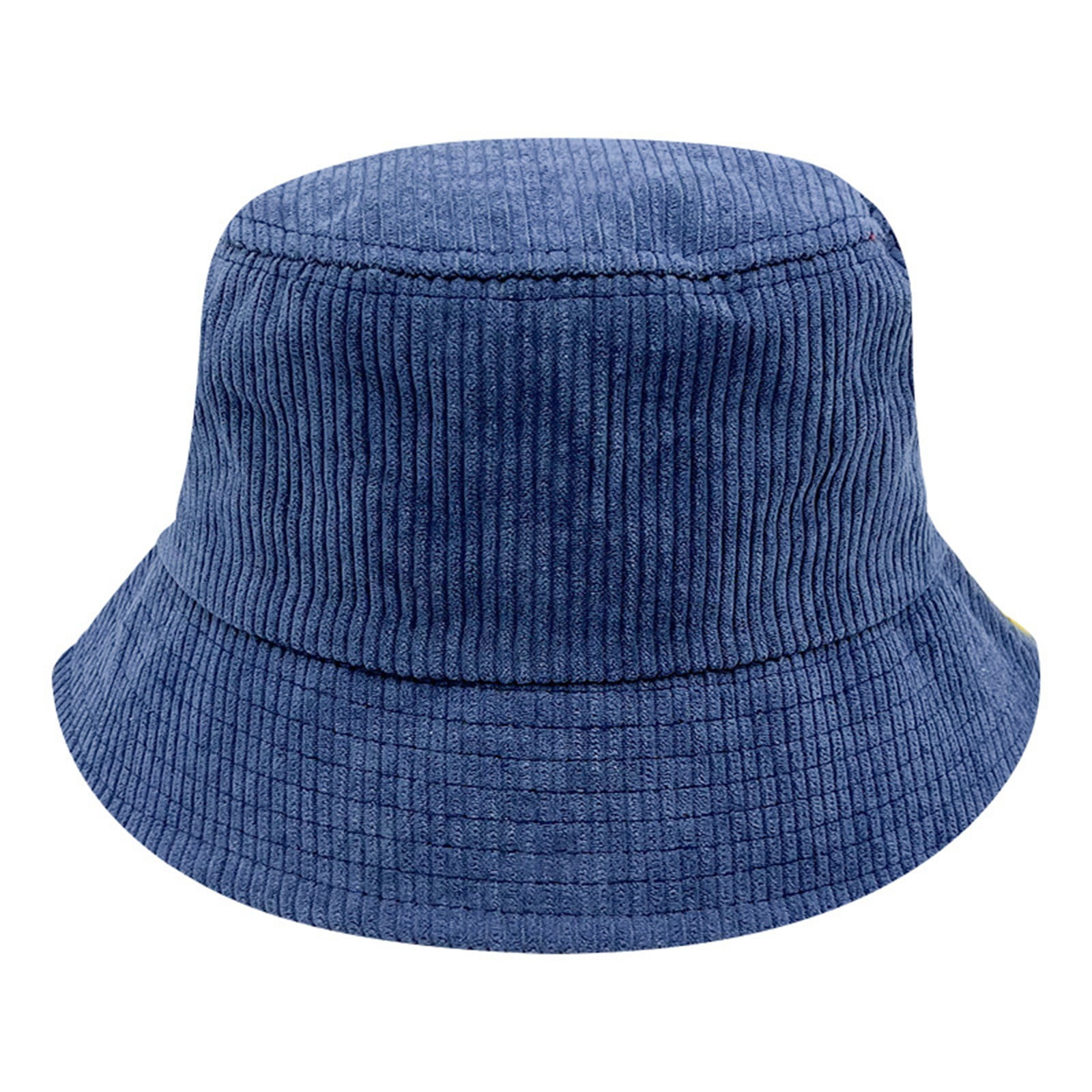 Corduroy Bucket Hat Adjustable Unisex Fisherman Outdoor Packable Lightweight Zylioo Small Corduroy Bucket Hats,Petite Size Packable  main image 2