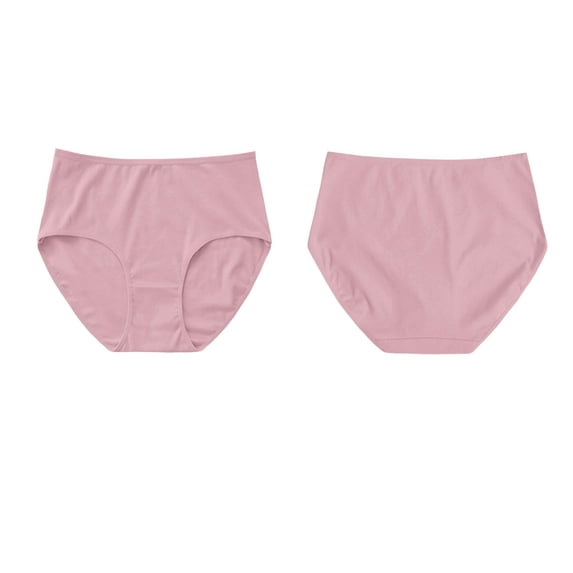 Miqool Cotton Briefs for Women High Waist Soft Stretch Underwear Full Coverage Breathable Panties
