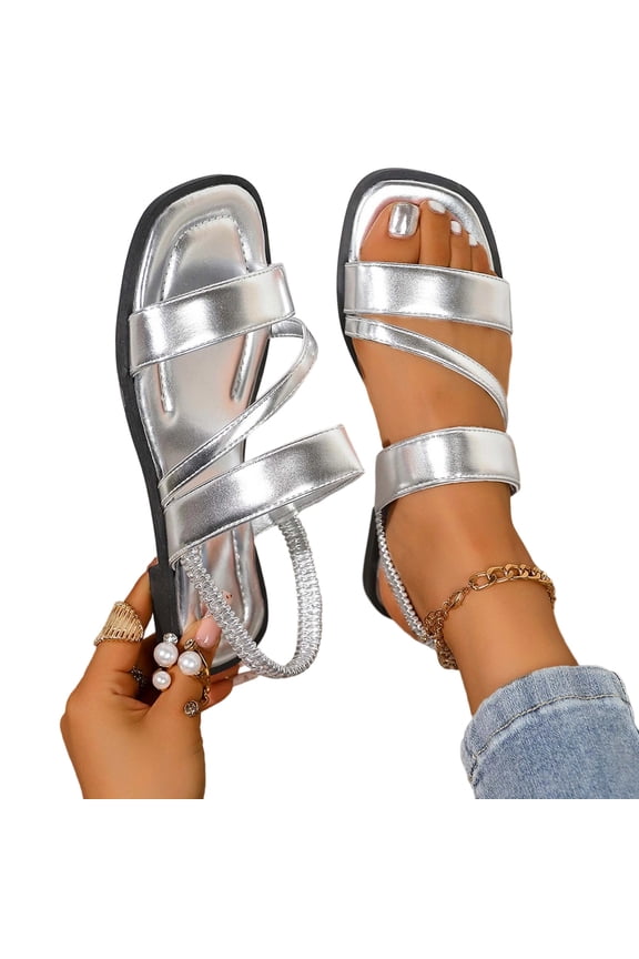 Dressy Wedge Sandals for Women: Summer Casual Wedge Strappy Arch Support Comfortable Walking Womens Wedges Sandal Outdoor Shoes