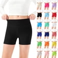 thumbnail image 1 of Miqool Girls Biker Shorts Cartwheel Breathable Under Dress Dance Shorts Comfy Gymnastics Shorts High Waisted Athletic Running Yoga Shorts for Kids 5-14Y, 1 of 7