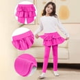 thumbnail image 1 of Miqool Girls Leggings with Ruffle Skirt School School Uniform Pants Skirt Pull On Warm Clothes 3-13 Years, 1 of 8