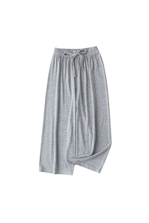 Girls Modal Palazzo Pants Elastic High Waisted Wide Leg Pajama Pants Loungewear for Dance, Ballet, Yoga, Gymnastics