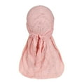 thumbnail image 1 of Miqool Hip-hop Durag with Long Tail and Wide Straps, Pre Tied Do Rags Skull Caps Head Scarf Headwraps Turbans Bandanas Hair Cover Hat Headwear for Women Men, 1 of 2