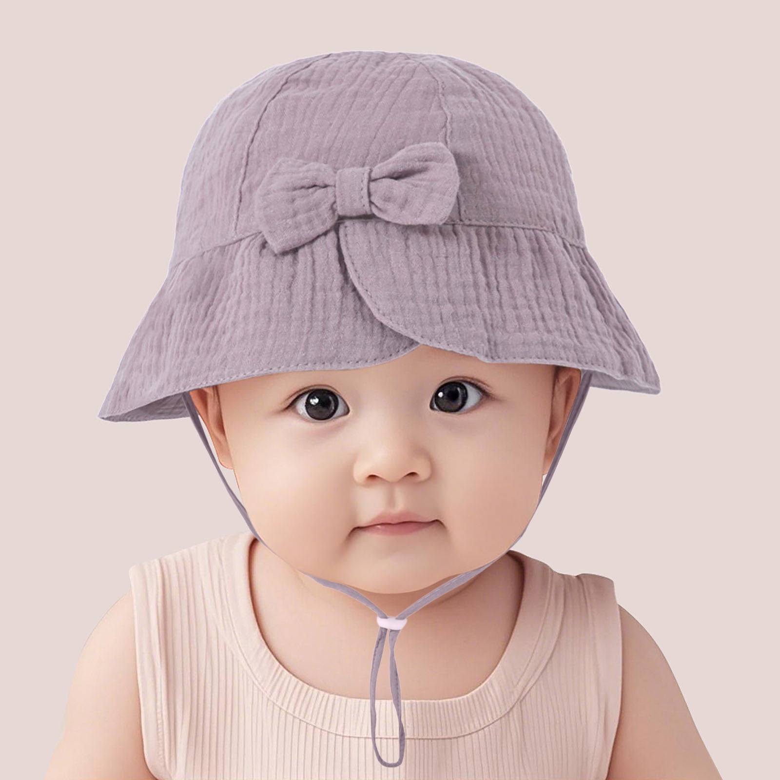 Miqool Infant Newborn Baby Cute Sun Hat UPF 50+ Sun Protection Wide ...