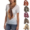 thumbnail image 1 of Miqool Linen Scarf for Women Soft Breathable Long Gradient Shawls Casual Fashion Lightweight Wrap Scarves, 1 of 2