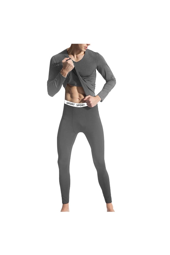 Long Johns Thermal Underwear Set for Men Thermal Base Layer Cold Weather Bottom Top
