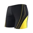 thumbnail image 1 of Miqool Men's Athletic Swim Jammers Quick Dry Square Leg Compression Swim Briefs Swimsuit Drag Suits for Swimming Training Racing, 1 of 3