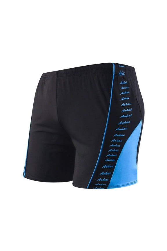 Men's Athletic Swim Jammers Quick Dry Square Leg Compression Swim Briefs Swimsuit Drag Suits for Swimming Training Racing
