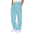 thumbnail image 1 of Miqool Men's Casual Cargo Pants Workout Loose Fit Stretch Drawstring Hiking Sweatpants with Multi Pockets, 1 of 4