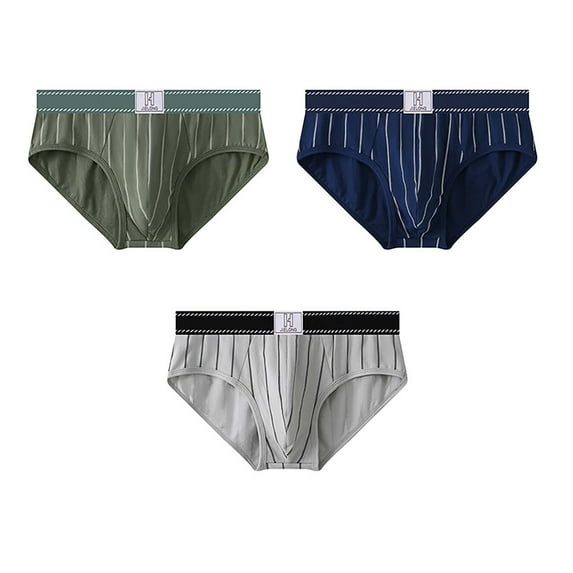 Miqool Men's Cotton Underwear Briefs No Fly Covered Waistband Support Pouch Breathable Comfort Underpants, Tag Free & Moisture Wicking, Assorted Color Multipacks