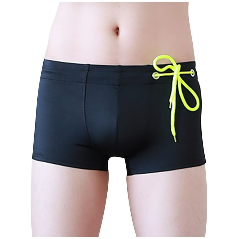 Miqool Men's Drawstring Swim Jammers Swim Trunks Total Pouch