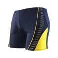 thumbnail image 1 of Miqool Men's Rash Guard Swim Shorts Compression Swim Jammers Square Leg Quick Dry Athletic Training Swimming Shorts Swimsuit, 1 of 3