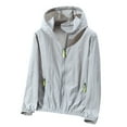 thumbnail image 1 of Miqool Men's Sun Protection Jacket Lightweight Quick Dry Full Zip Hoodie Long Sleeve Sun Shirt for Fishing Hiking Running with Zipper Pockets, 1 of 9