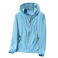 thumbnail image 1 of Miqool Men's Sun Protection Jacket Lightweight Quick Dry Full Zip Hoodie Long Sleeve Sun Shirt for Fishing Hiking Running with Zipper Pockets, 1 of 7