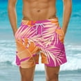 thumbnail image 1 of Miqool Mens Swim Trunks with Pockets, Quick Dry Swim Shorts Hawaiian Tropical Print Summer Holiday Beach Board Shorts Swimwear Bathing Suits, 1 of 6