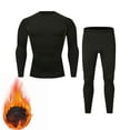 thumbnail image 1 of Miqool Mens Thermal Ski Base Layer Set Fleece Lined Long Sleeve Shirts and Leggings Thermal Underwear Warm Long Johns Sets, 1 of 9