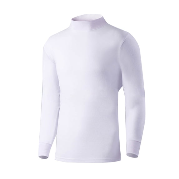 Miqool Mens Turtleneck Long Sleeve Shirt Slim Fit Soft Stretchable Warm Winter Pullover Tops