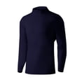 thumbnail image 1 of Miqool Mens Turtleneck Long Sleeve Shirt Slim Fit Soft Stretchable Warm Winter Pullover Tops, 1 of 2