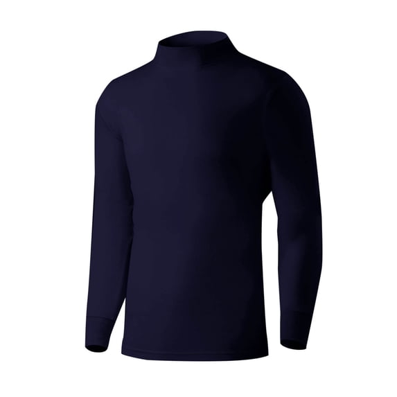 Miqool Mens Turtleneck Long Sleeve Shirt Slim Fit Soft Stretchable Warm Winter Pullover Tops