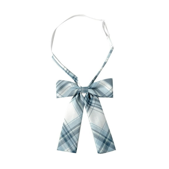 Miqool Plaid Bow Tie for Girls Womens, Adjustable Elegant Bowtie Checkered BowKnot for School Uniform & Graduation & Cosplay Cotume