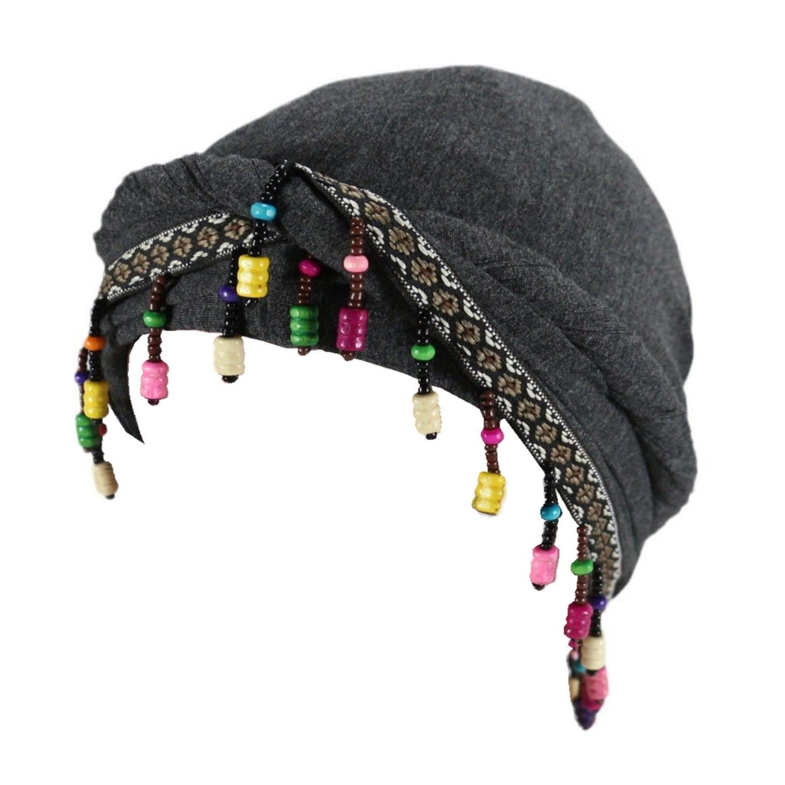 Satin Lined Beanie Chemo Headwear Sleeping Cap Turban for Women Women Soft Satin Lining Muslim Turban Hat Sleep Cap Cancer  main image 3