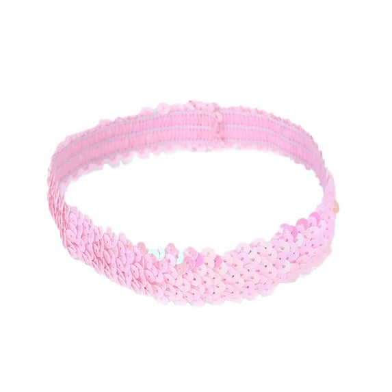 Miqool Sequin Headbands for Women and Teens Girls, Elastic Stretch Sparkly Glitter Headband Sports Hairband Headpieces Hair Accessory for Nightclub Rave Party Favors