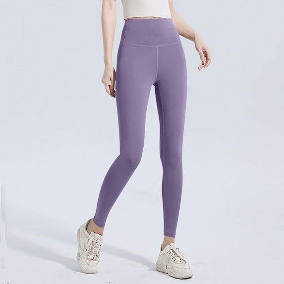 Miqool Soft Leggings with Pockets for Women High Waisted Leggings Casual Winter Tummy Control Yoga Pants