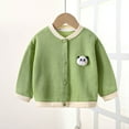 thumbnail image 1 of Miqool Toddler Baby Boys Girls Cotton Cardigan Sweaters Coat Unisex Newborn Infant Long Sleeve Button Down Jacket Outerwear Fall Winter Clothes 3M-4Y, 1 of 3