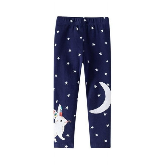 Miqool Toddler Baby Girls Leggings Full Length Comfortable Cotton Soft Stretchy Tight Pants for Dance, Yoga and Ballet