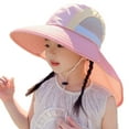 thumbnail image 1 of Miqool Toddler Kids Sun Hat with Neck Flap UPF 50+ Sun Protection Wide Brim Bucket Hat Summer Beach Play Hats for Girls Boys Ages 3-10, 1 of 5
