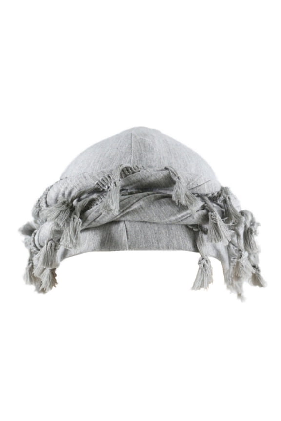 Turban for Men Women Pre-Tied Tassels Vintage Twist Durag Head Wraps Satin Lined Skull Cap Braid Bonnet