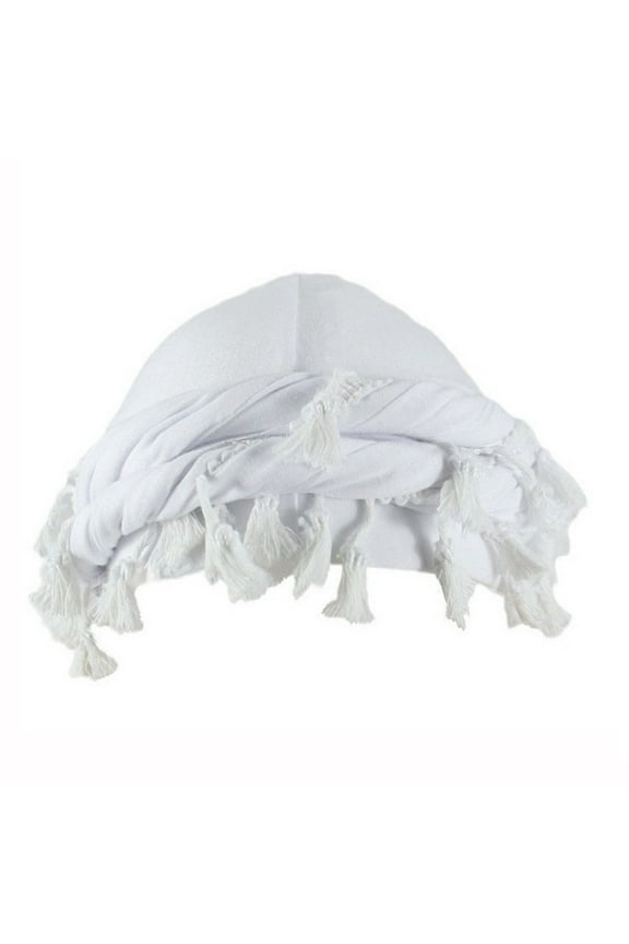Turban for Men Women Pre-Tied Tassels Vintage Twist Durag Head Wraps Satin Lined Skull Cap Braid Bonnet