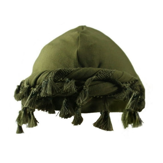 Miqool Turban for Men Women Pre-Tied Tassels Vintage Twist Durag Head Wraps Satin Lined Skull Cap Braid Bonnet