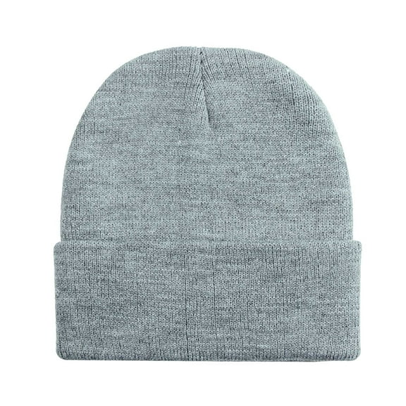 Miqool Unisex Beanie for Men and Women Classic Knit Cuffed Hat Winter Beanie Warm Slouchy Skull Cap Hat