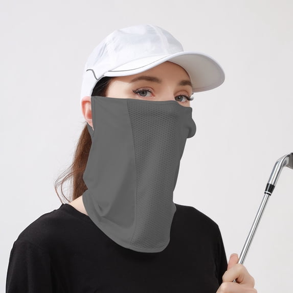 Miqool Unisex Face Cover for Sun Protection, UPF 50+ Breathable Washable Reusable Face Cover for Cycling Motorcycle Fishing Summer Outdoor Activities