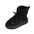 thumbnail image 1 of Miqool Winter Boots for Women Snow Warm Fur Lined Waterproof Ankle Booties Lace Up Non Slip Flat Comfortable Womens Shoes, 1 of 9