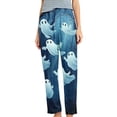 thumbnail image 1 of Miqool Women's Casual Pajama Pants Full Length Sleepwear Lounge Bottoms with Elastic Waist for Halloween S-5XL, 1 of 5