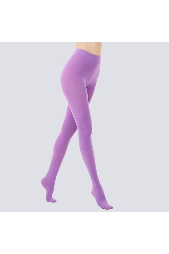 Women's Tights 80D Soft Opaque Solid Color Stretch Pantyhose Tights for Carnival, Dresses and Daily Wear